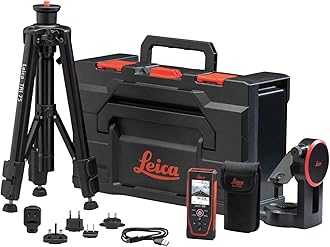 Leica DISTO D5 Bundle - Laser Range Finder, Set with Leica FTA 360 Adapter and TRI 75 Tripod in Bag for Accurate Targeted Measurement and Measurement (Indoor & Outdoor)