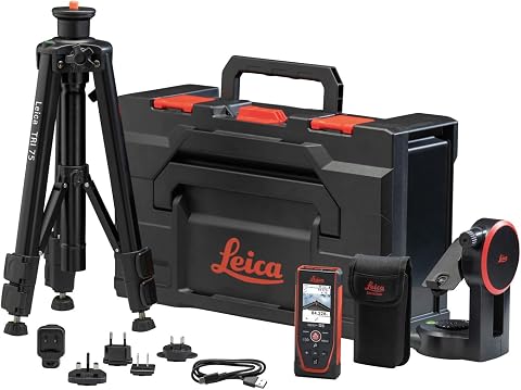 Leica Geosystems DISTO D5 Laser Distance Meter Package with Bluetooth and 4× Zoo