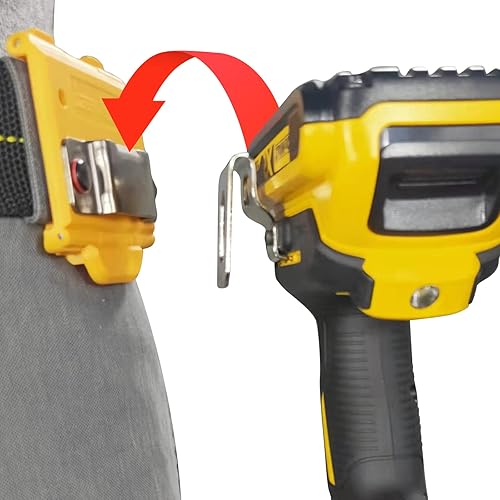 Gancho para cinturón de herramientas, funda de taladro, funda de taladro eléctrico inalámbrica con clip para cinturón de herramientas, la forma de