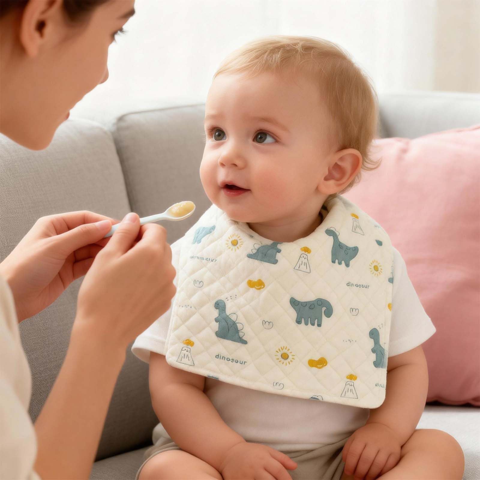 Lot 6 Lange Bebe Coton 25x25cm, Langes Coton bébé Doux et absorbants, Carre Coton Bebe Multi Usage, Lange Bebe lingettes Visage Bain Repas, Langes Bebe Motifs Mixte garçon Fille