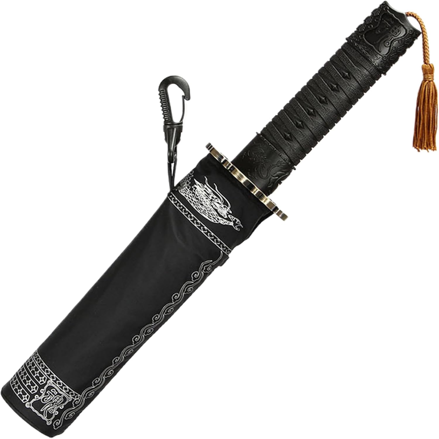 Samurai Umbrella Full-Automatic Katana Umbrella Wind Resistance & Rust-Proof Strong Portable Stylish Sword for Men Gifts Cosplay Decoration Sword