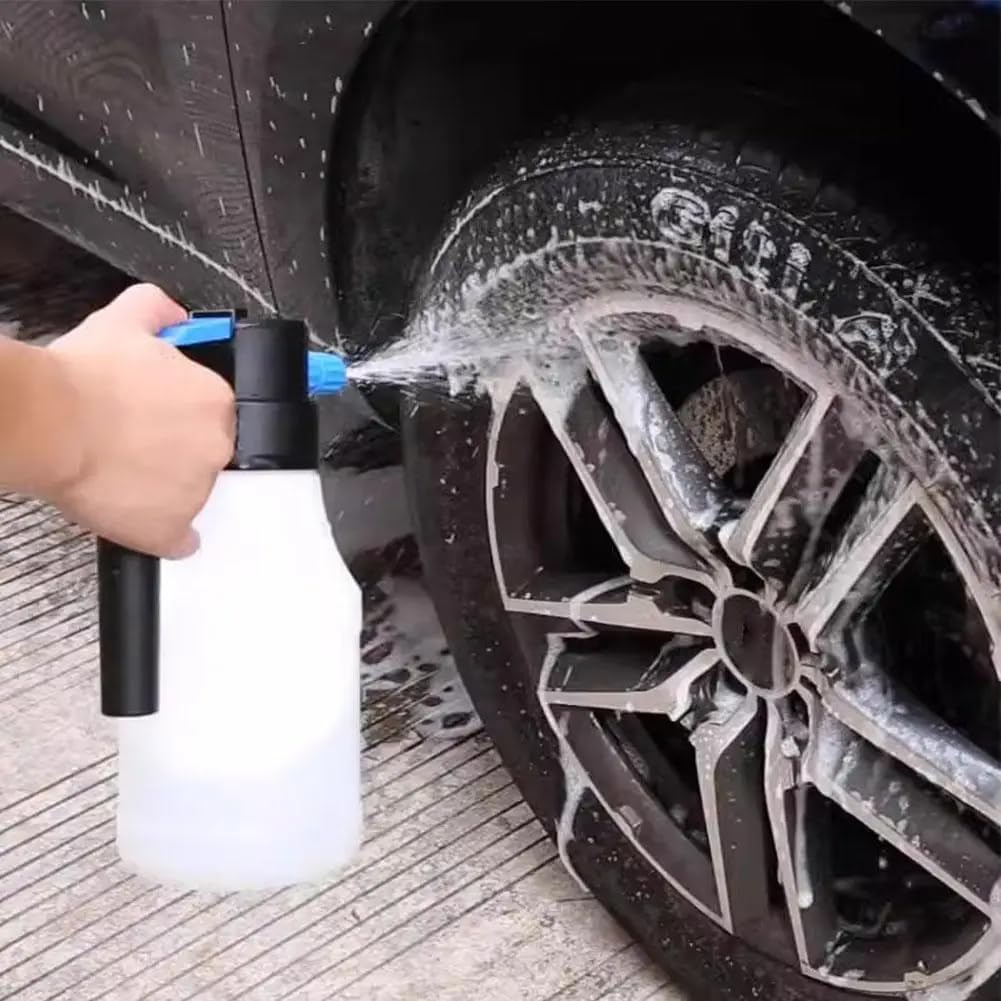 Pulvérisateur De Mousse Électrique 1,5L Sans Fil - Batterie USB Pour Voiture Et Nettoyage