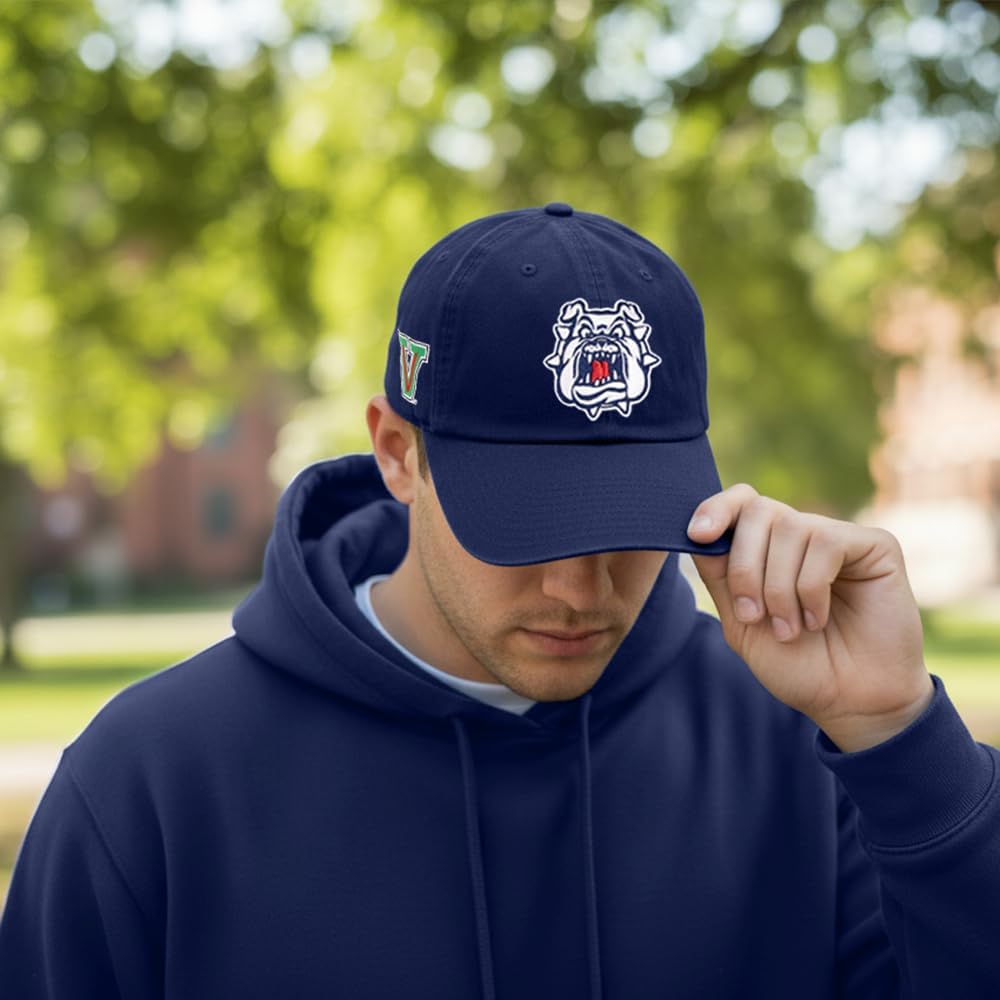 Desert Cactus Caifonia State University Fresno Baseball Hat Bulldogs Embroidered Cap with Adjustable Cloth Strap Adult (Style C) Blue