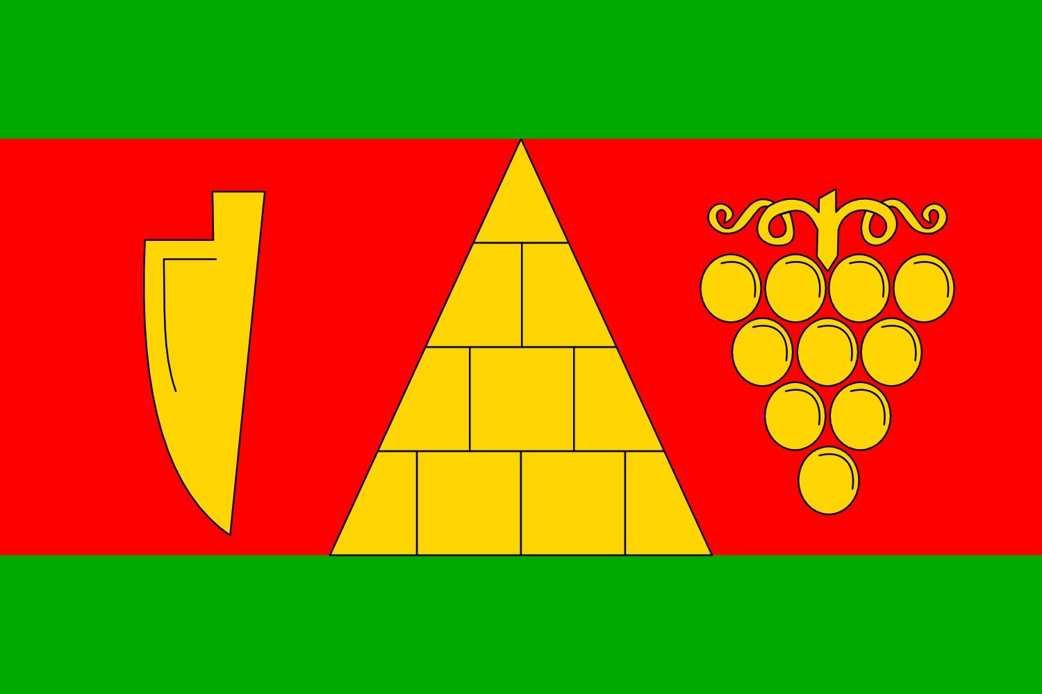 Drapeau large Rapotice TR un design vectoriel au trace irreprochable