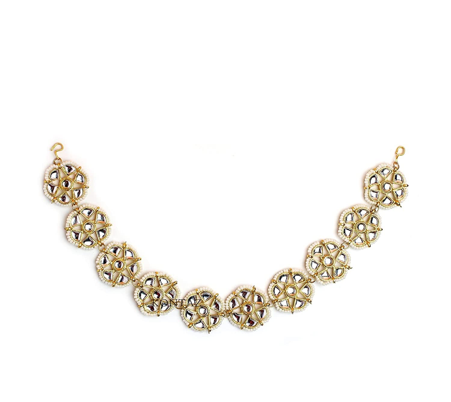 See full amazon price history chart for MPK PERFECT Stylish Hair Accessories/Mathapati hairband/Sheesh Patti/Gold Plated Floral Shaped Kundan Studded Hairband For Wedding/Engagement look/Anniversary party 1pc GOLDEN MPK PERFECT Stylish Hair Accessories/Mathapati hairband/Sheesh Patti/Gold Plated Floral Shaped Kundan Studded Hairband For Wedding/Engagement look/Anniversary party 1pc GOLDEN (B0BRNSYQ7D) Amazon Price History, Amazon Price Tracker