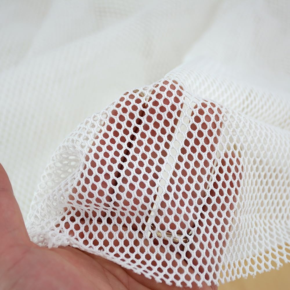 Tejido de malla de poliéster tejido elástico negro tejido de malla elástica tejido de malla de tul tejido de malla para manualidades tela de malla de pescado para coser decoración de ropa