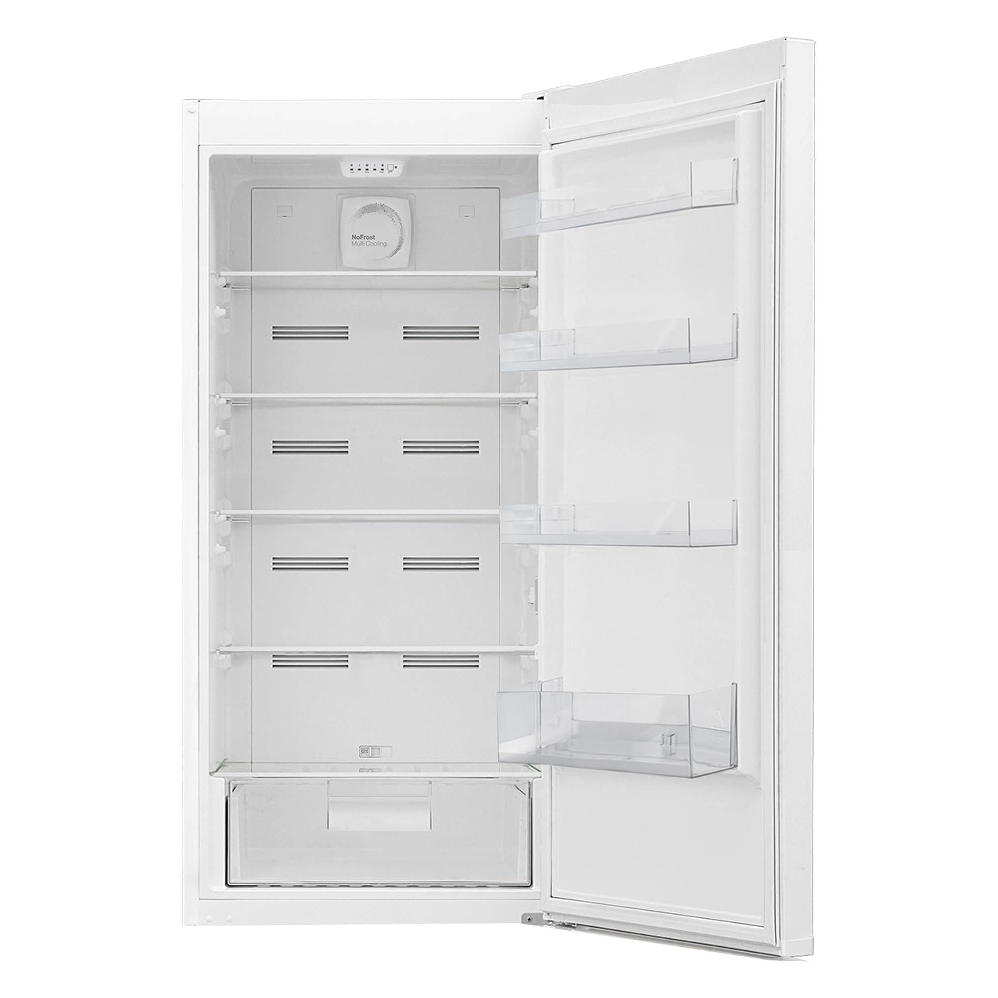SAUBER - Frigorífico Combi Serie 3-200WV Tecnología TOTAL NOFROST - Luz LED - E - 201x60cm - Cajón ConvertiBox® - puerta ZeroClearance® - ENTREGA EN DOMICILIO Y RETIRADA DEL ANTIGUO INCLUIDO