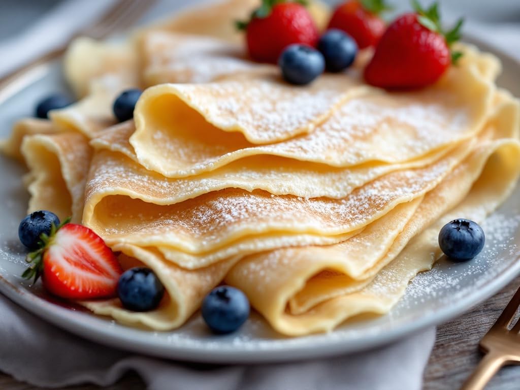 Très Grande Poêle à Crêpes 32cm Crêpière Façon Pierre Tous Feux Dont Induction Sans PFOA Cuisson Sans Matière Grasse Revêtement en Greblon C3 de Technologie Allemande (32cm)