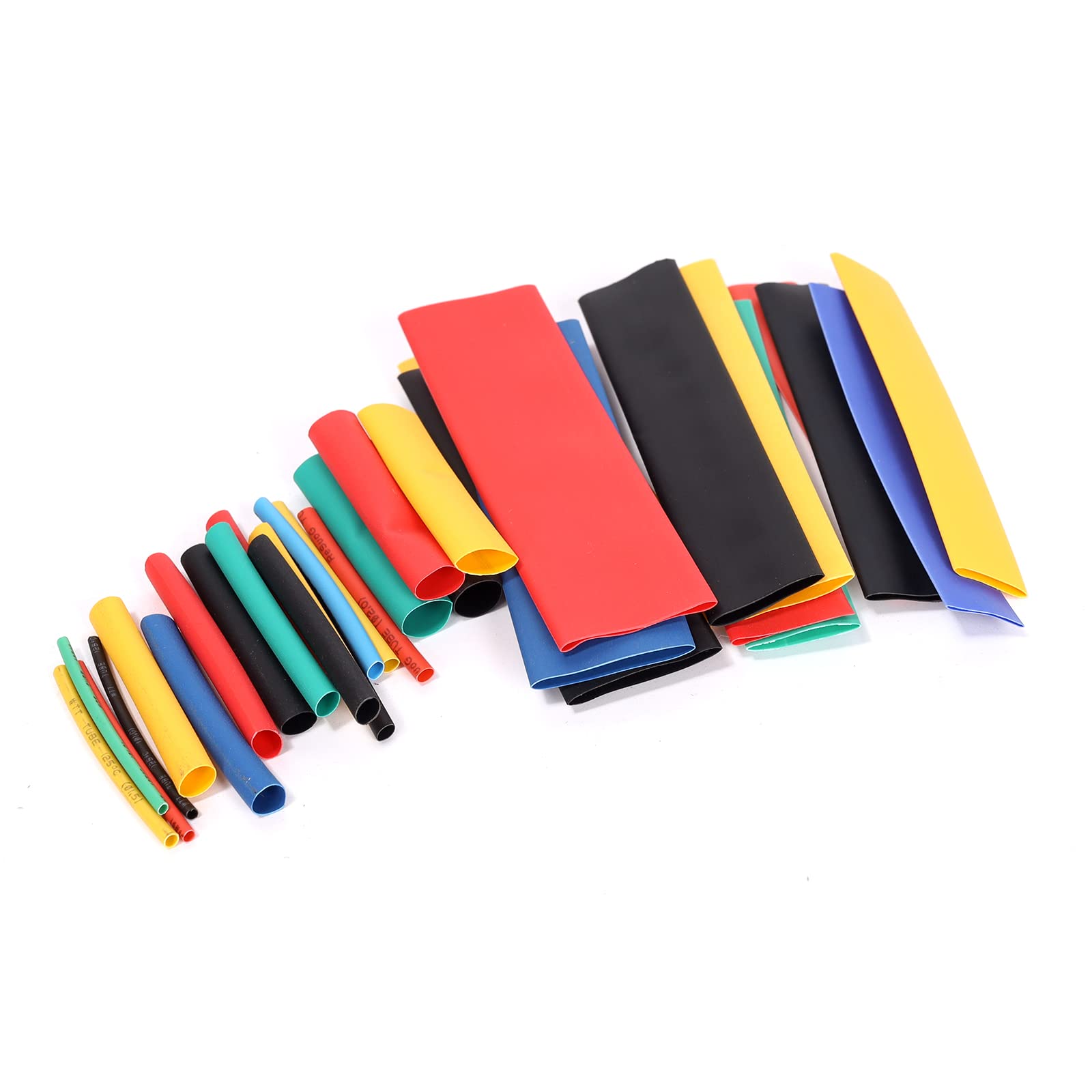Ruimou 328Pcs Color Heat Shrink Tubing Shrinkage Ratio 2:1 Insulation Protection Kit for Repair Wire Cable Connection End Treatment (328)