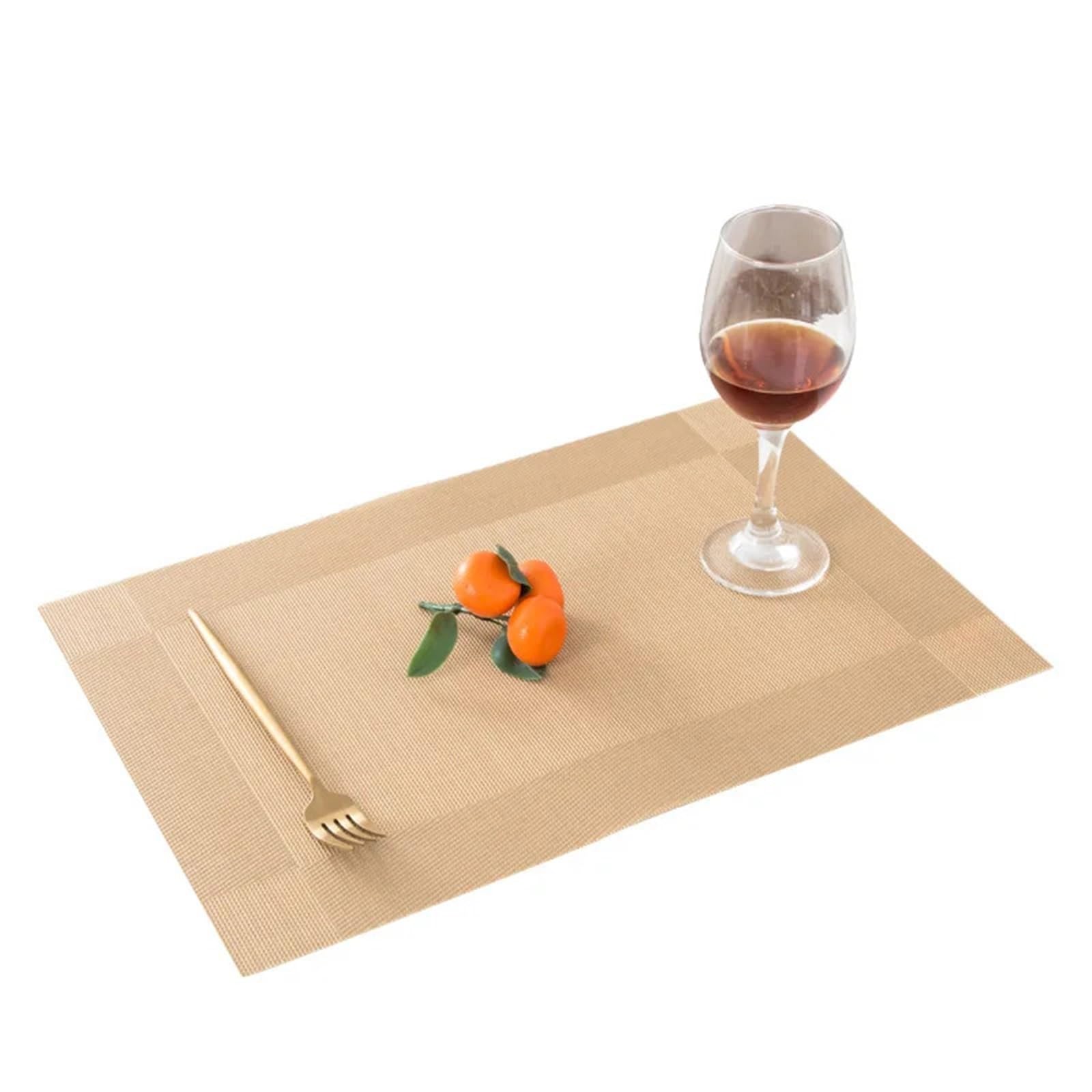 Sets de table haut de gamme 30x45 cm avec dessous de verre design premium