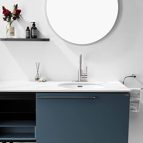 Miniatura 9 de Phiestina Grifo de baño de un solo orificio de 4 pulgadas, NS-SF01-ORB+WE08-BN