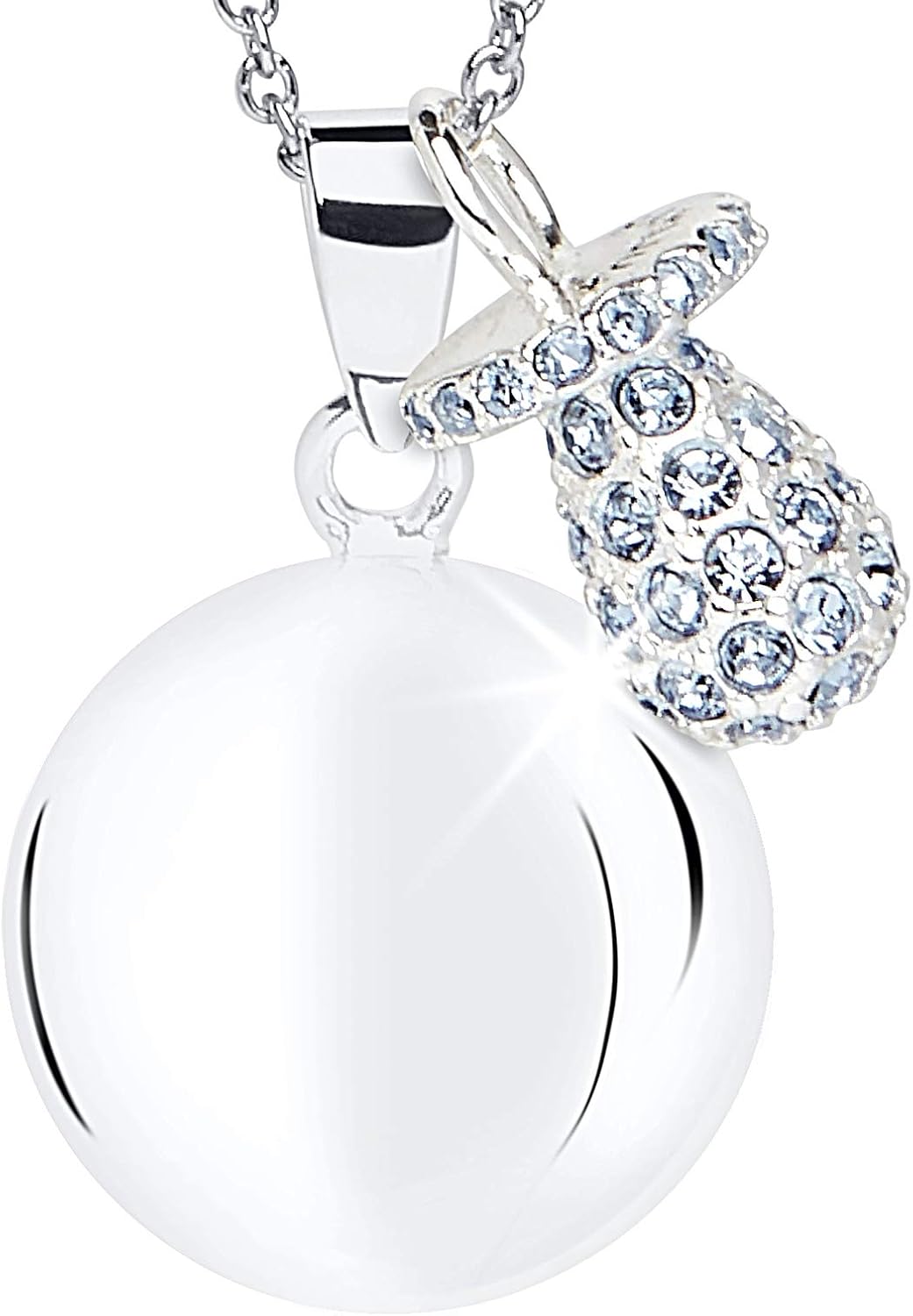 Vente Duo De Pendentifs Ailes D'ange En Acier (+une Chaine