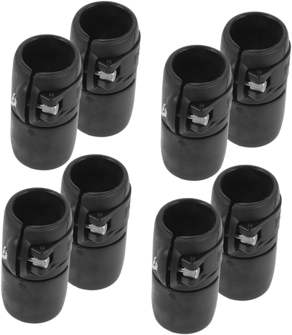 8pcs Universal Paddle Holder Clip Set with Deck Mounted Buckle for Kayak and Canoe, Adjustable Quick Lock Clamp for Paddleboard and Water Sports Accessories