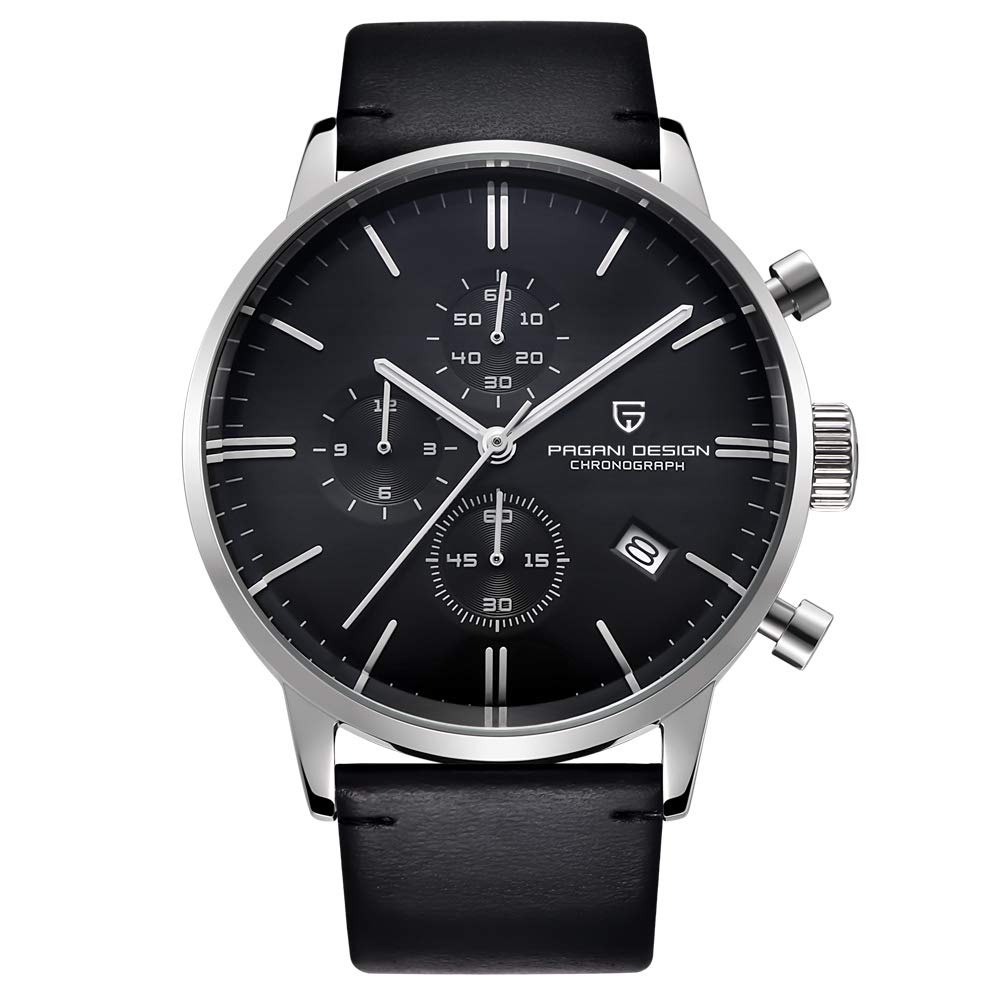LACZ DENTONPagani Design PD2720k Quartz Chronograph Sports Watch - Waterproof Stainless Steel Business and Casual Watch for Men