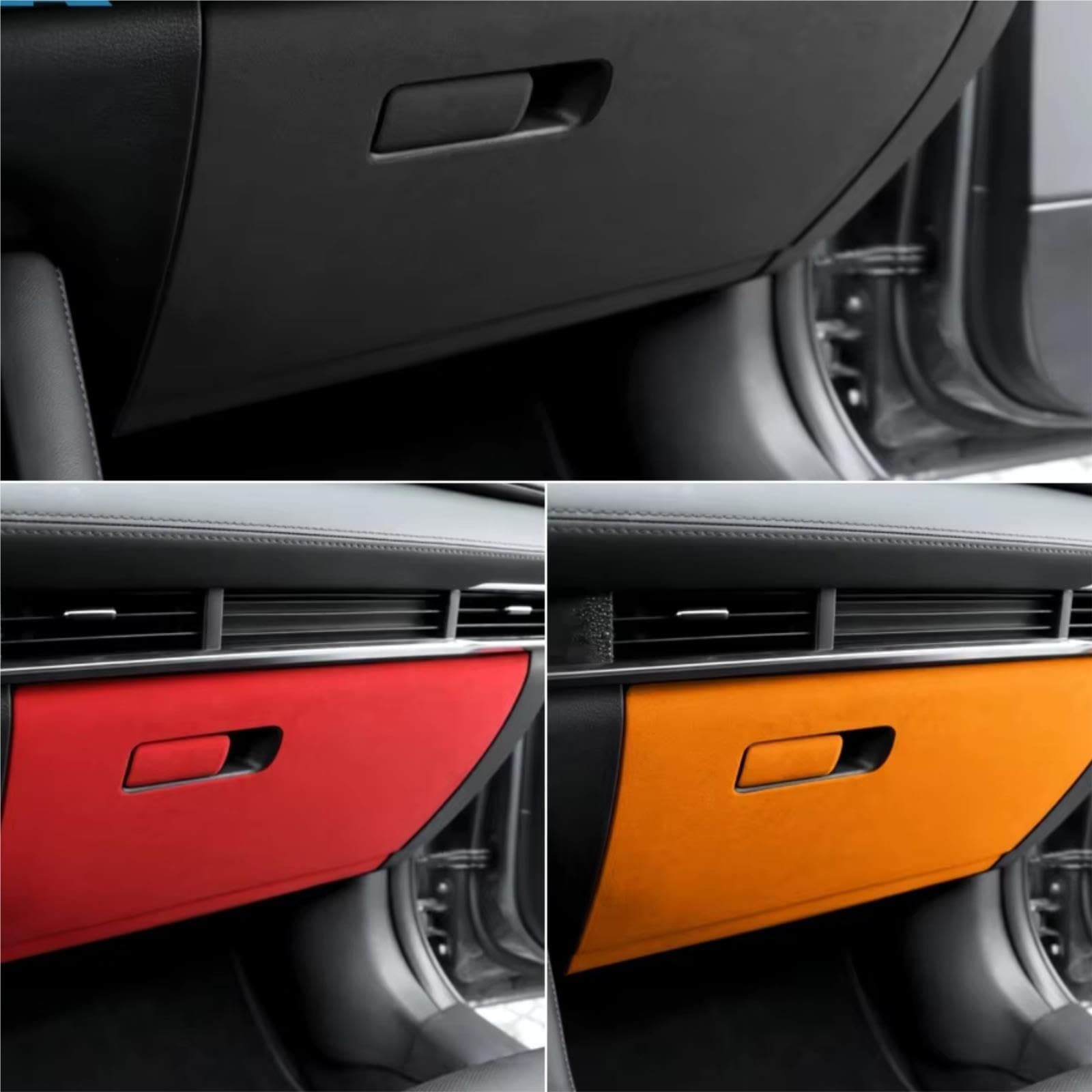 Adesivi Per Pulsanti Auto Per Mazda 3 Per Axela BP Adesivo Interno | Per 2019 2020 2021 2022 2023 2024 2025 Auto Copilota Box Anti-calcio Proteggi Trim(Red,Model 2)