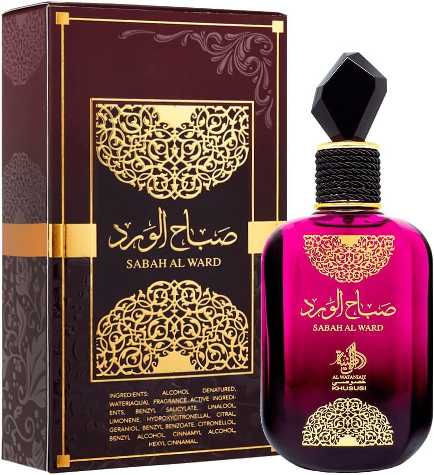 Melhor Perfume Árabe Feminino: Top 10 melhores em 2025 7 Perfume Árabe Sabah Al Ward Wataniah Eau de Parfum 100ml - ORIGINAL