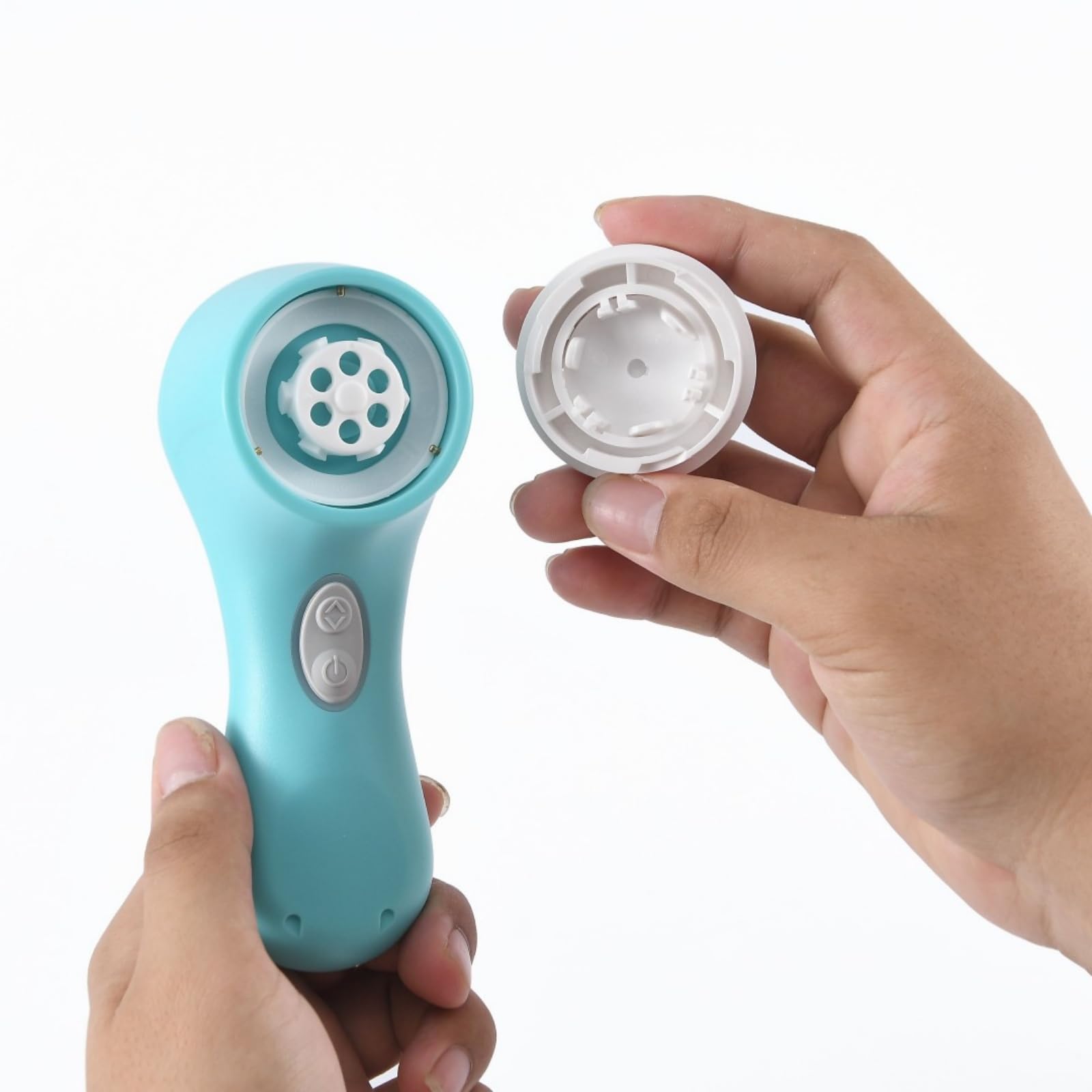 Sonic Système de brosse de nettoyage du visage avec tête de brosse de rechange (rose)
