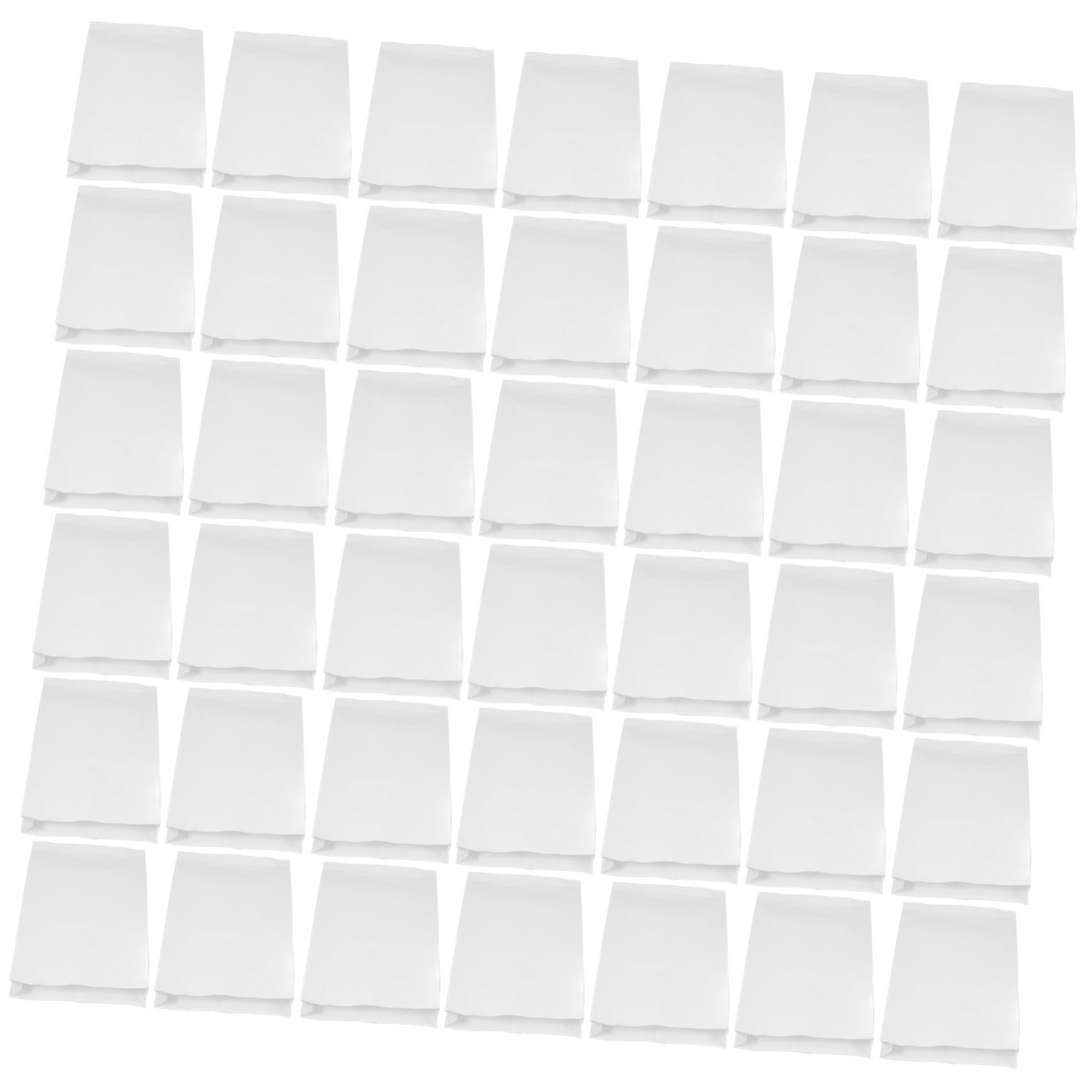 Sac à vomi anti-fuite en papier blanc 60g à large ouverture pour voyages | Lot de 100