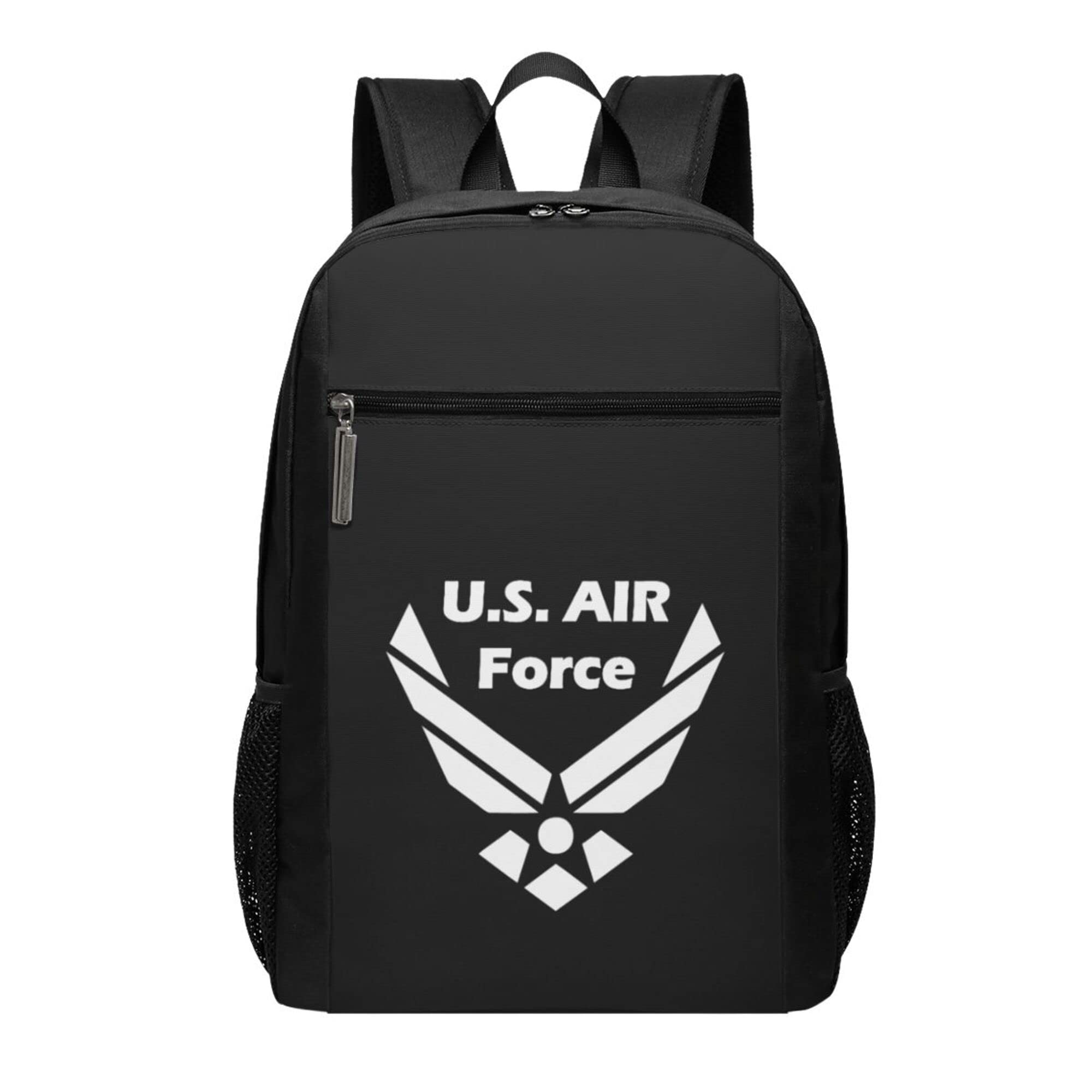 Zaino Nero Air Force Zaino Laptop per Studente Grande Capacit� Daypack  Scuola Bag 17\