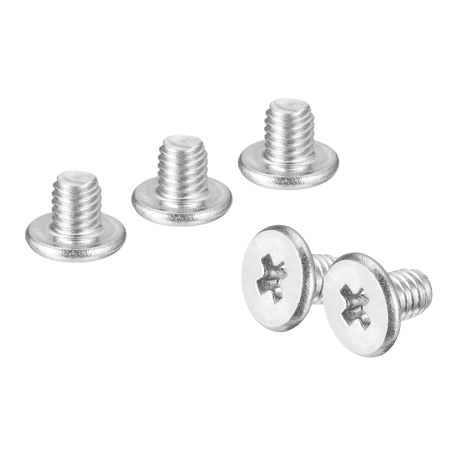 QUARKZMAN M3-0,5 x 4 mm 20 sztuk śrub z łbem płaskim 304 stal szlachetna śruby do maszyn krzyżowych elementy mocujące do łączenia mebli