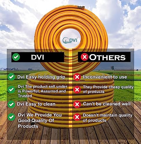 Image of DVI 8.5MM 5 Layer Heavy Duty High pressure hose pipe for bike, car wash, gases, pesticides spray, water delivery, household cleaning