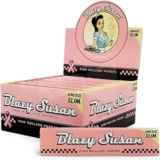 Blazy Susan King Slim Pink Rolling Papers
