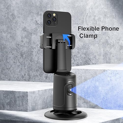 Miniatura 8 de Andoer Smart 360 grados Auto Face Tracking Gimbal Desktop Selfie Stabilizer Robot Camaraman con lente ajustable Base estable Soporte de teléfono