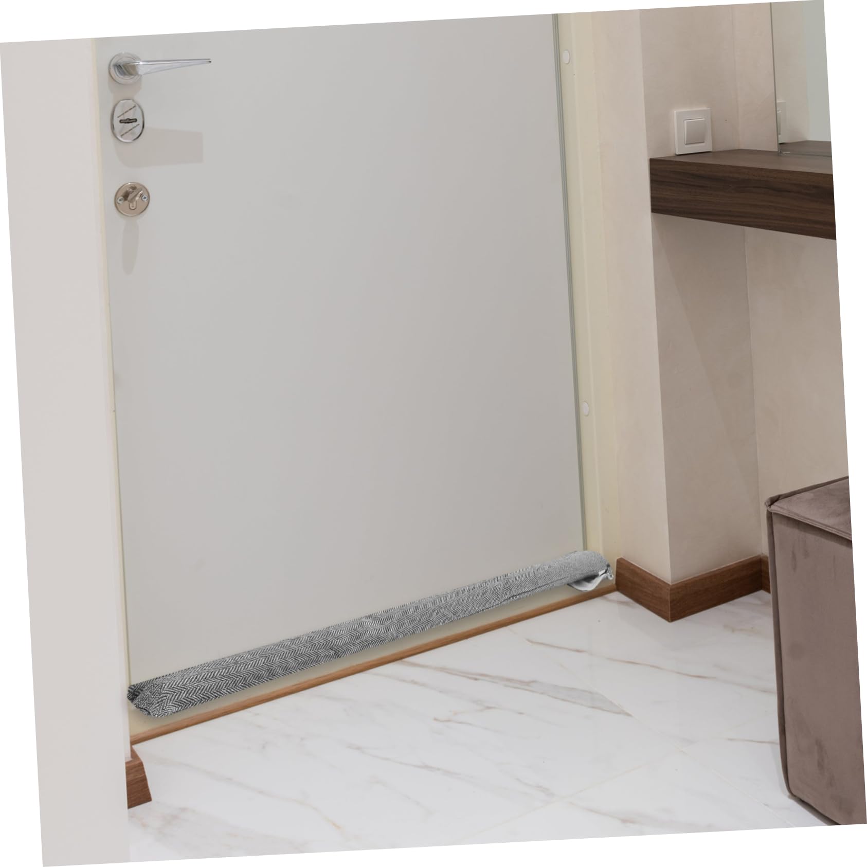 Angoily Sliding Door Draft Stopper Windproof and Soundproof Strip Oxford Cloth Noise Reduction for Home Dorm