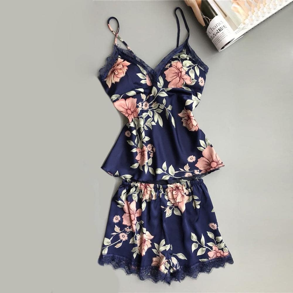 [JGCTDFHL] 女性用 セクシー ランジェリー セクシー 下着 サテン ショーツ パジャマ パジャマ セット グリーン