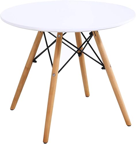 Miniatura 9 de Costzon Juego de mesa y silla para niños, 5 piezas de escritorio para niños de estilo moderno de mediados de siglo con patas de madera, marco de