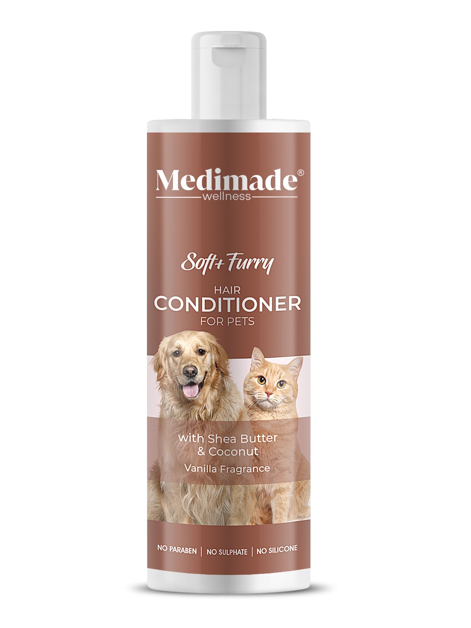 Medimade Hair Conditioner for Pets with Shea Butter & Coconut - 200 ml (B0B15G72MR) Amazon Price History, Amazon Price Tracker