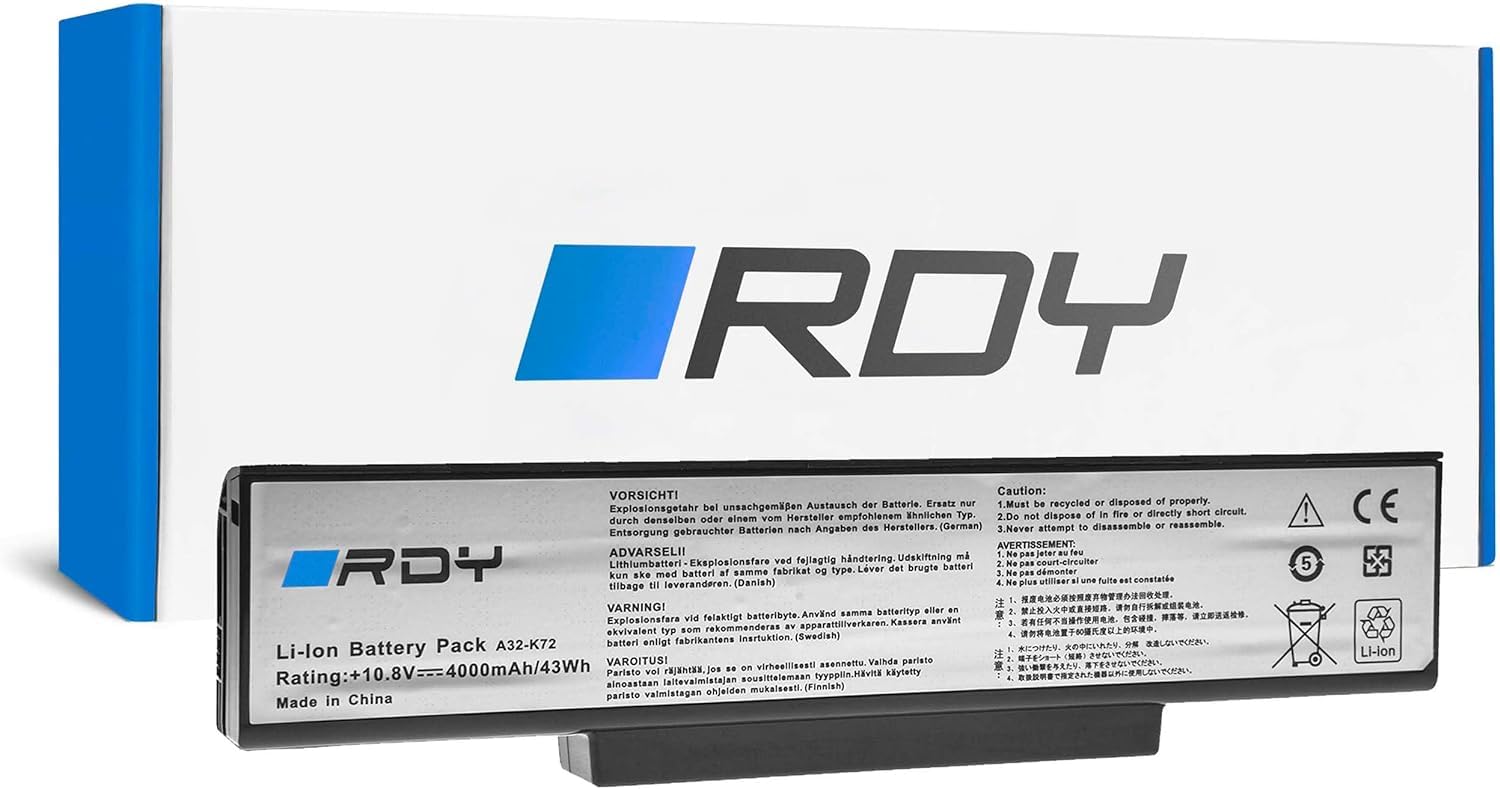 KHlove A32-K72 A32-N71 Laptop Batterie Pour Asus K72 K72F K72J K73S K73SV N71 N71J N73S N73SV X73S X77 A72 K72D K72DR K72DY K72JK K72JR K72JV N71JV N71V N73 N73J X73E X73 X73BY