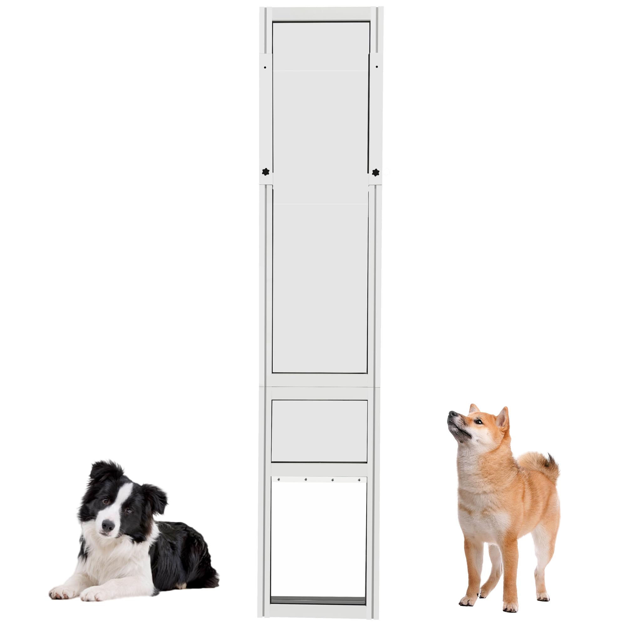 Dreampedal Sliding Glass Dog Door,Large Dog Door for Sliding Door ...