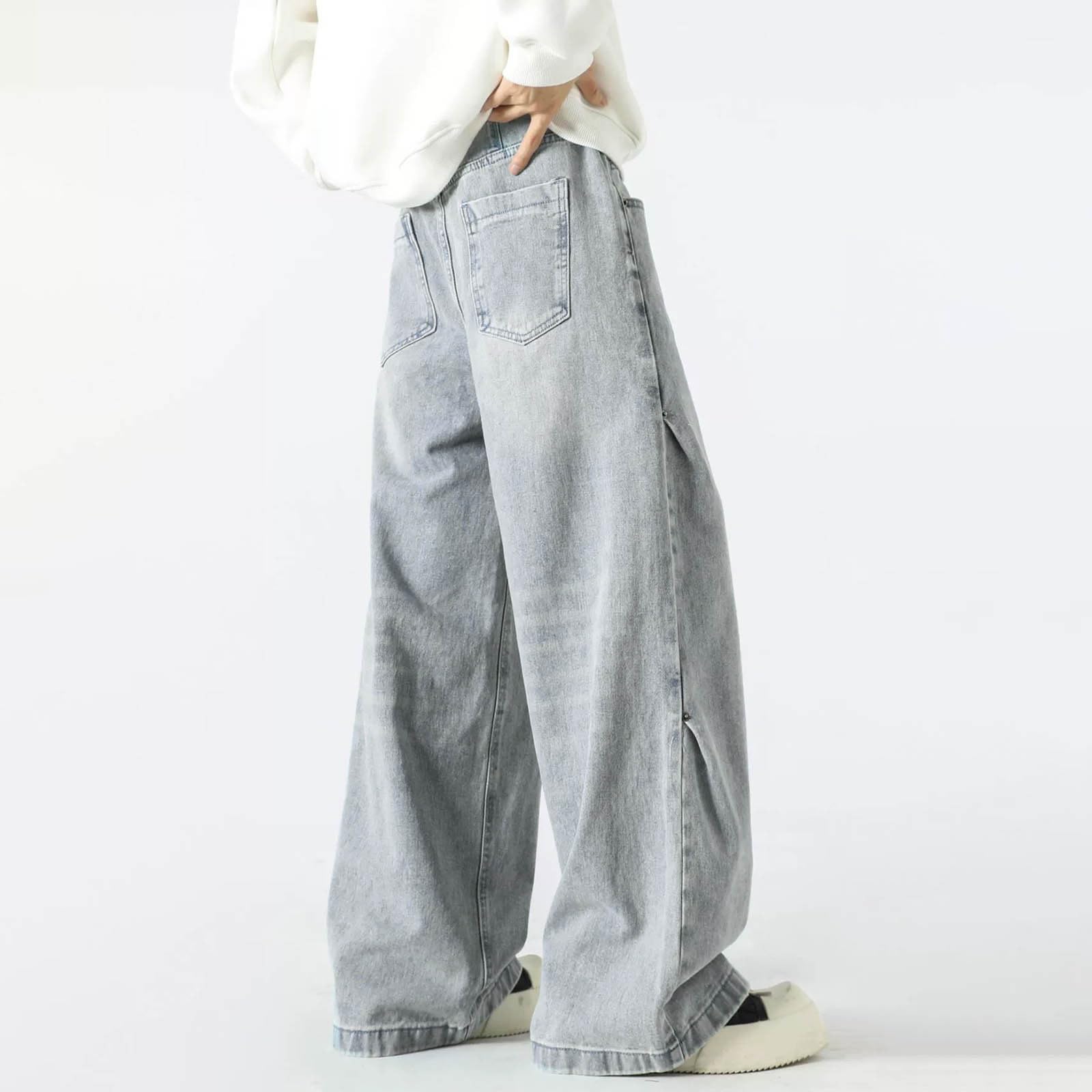 Jeans Hombre Pantalones Vaqueros Hombre Pantalon Vaquero Calcas Ganga Homem Rotos Jersey Azul Marino Elastico Calças Cintura Elastica Para Camisetas Cuello Alto De Camiseta Talla Grandes Negros Xxl