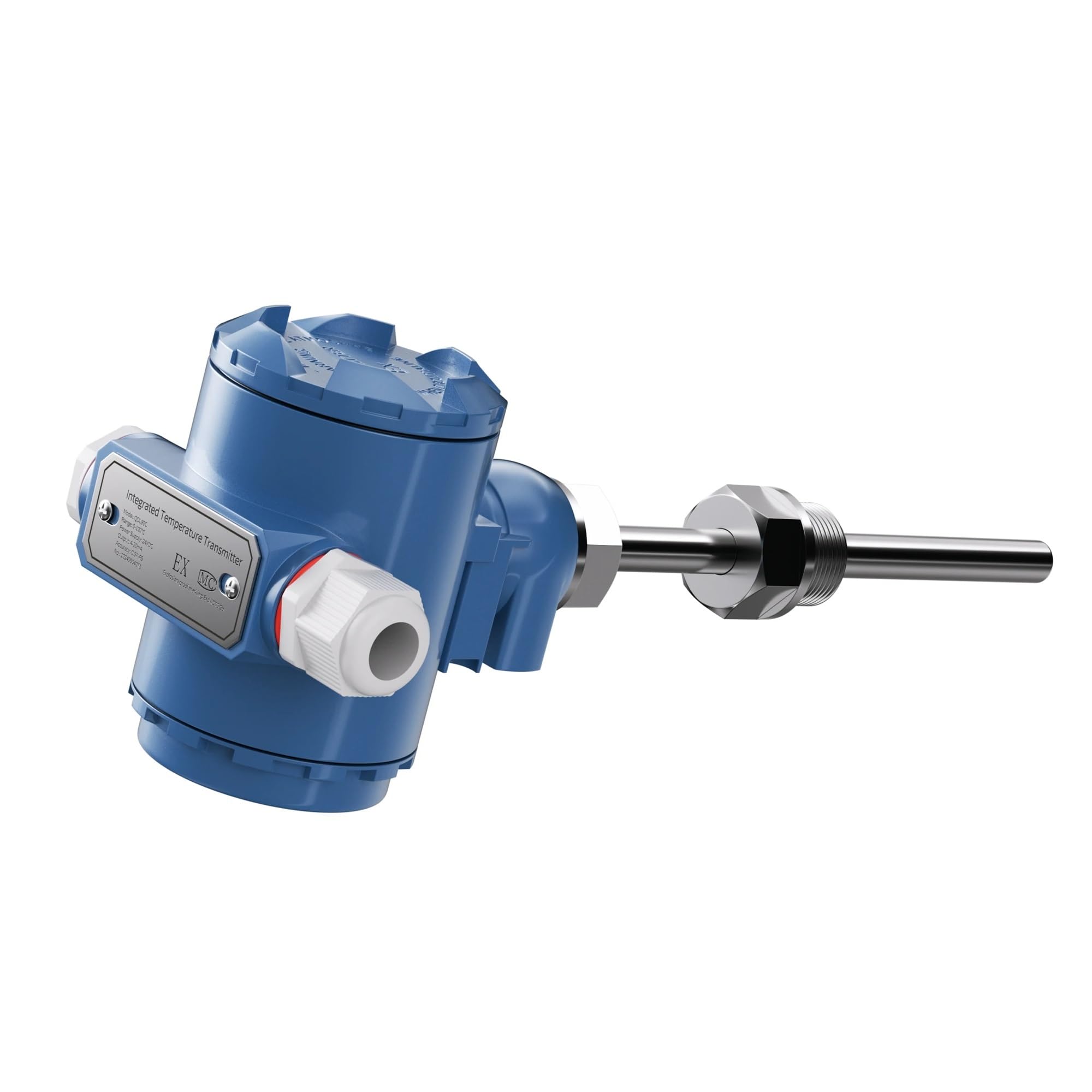 Sensor PT100 de acero inoxidable 304, 0-100 ℃, 0-200 ℃, -50-200 ℃, convertidor de señal de temperatura, 4-20 mA, M27*2, transmisor de temperatura de señal PT100(0-200C 4-20mA)