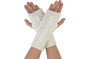 Ribbed Wrist Arm Warmers: The Ultimate Fingerless Knit Gloves