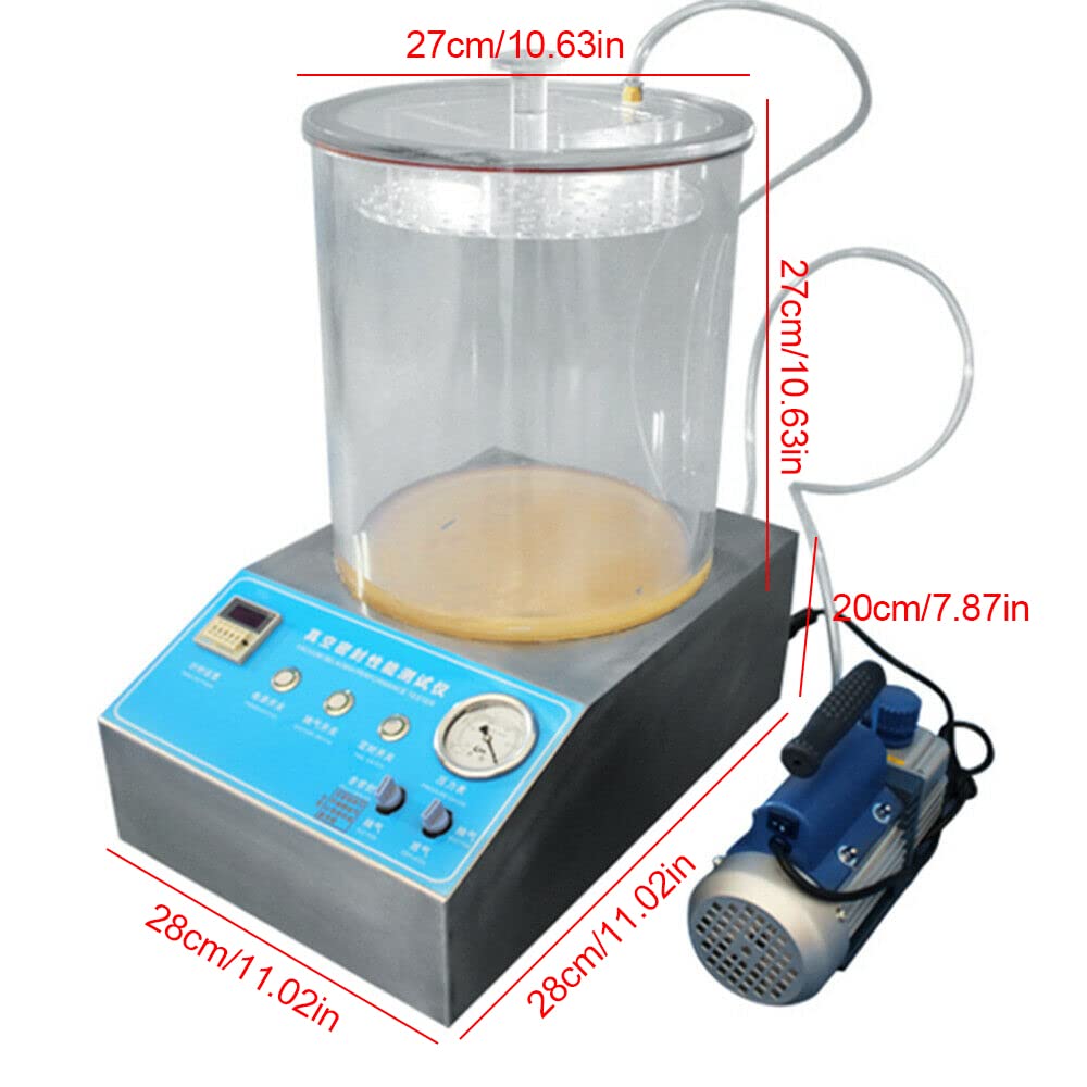 Lidhujnk Vacuum Leak Testing Machine, Sealing Tester with Vacuum Pump, Vacuum Leakage And Seal Tester, Sealing Tester with Vacuum Pump for All 12V Cars, Motorcycles, Trucks, Boats, ATVs