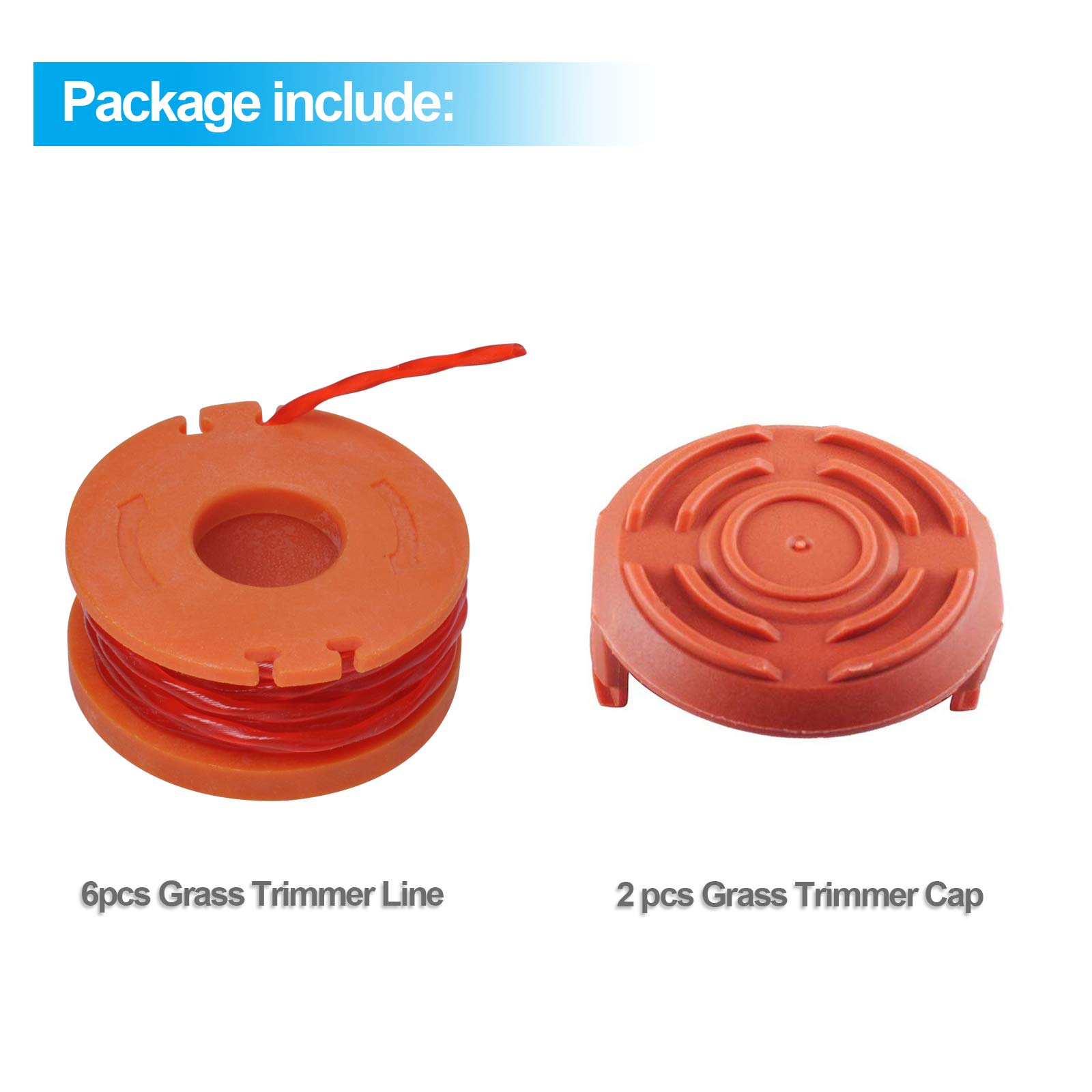 Lot De 2 Bobines De Fil - Bobine De 3m - Compatible Avec Les Débroussailleuses Et Coupe-Bordures