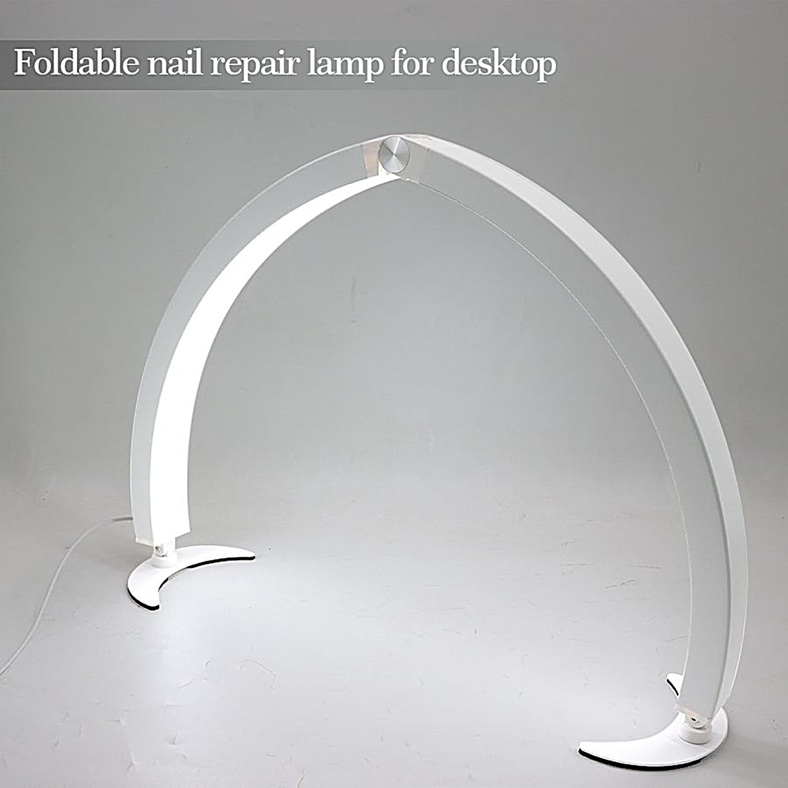 Genérico Luz de Mesa para Uñas Ajustable 40W | Lámpara de Uñas Forma Media Luna para Amiga Esposa Hermana Hija en Hogar Viajes Interior Exterior