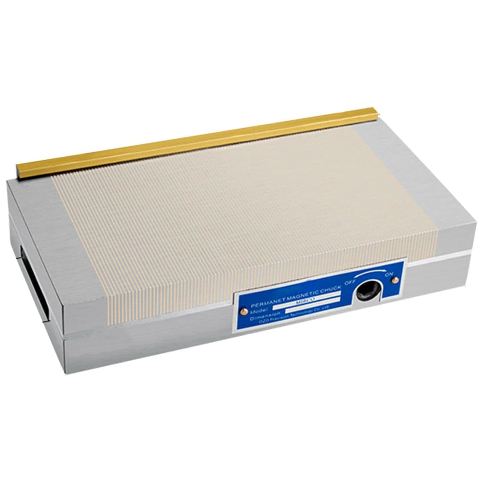 Portabrocas magnético de 4 x 6.8 pulgadas, portabrocas de sujeción permanente con poste magnético de 0.5+1.5, fuerza de succión ≥100N/Cm², incluye llave para máquinas de rectificar