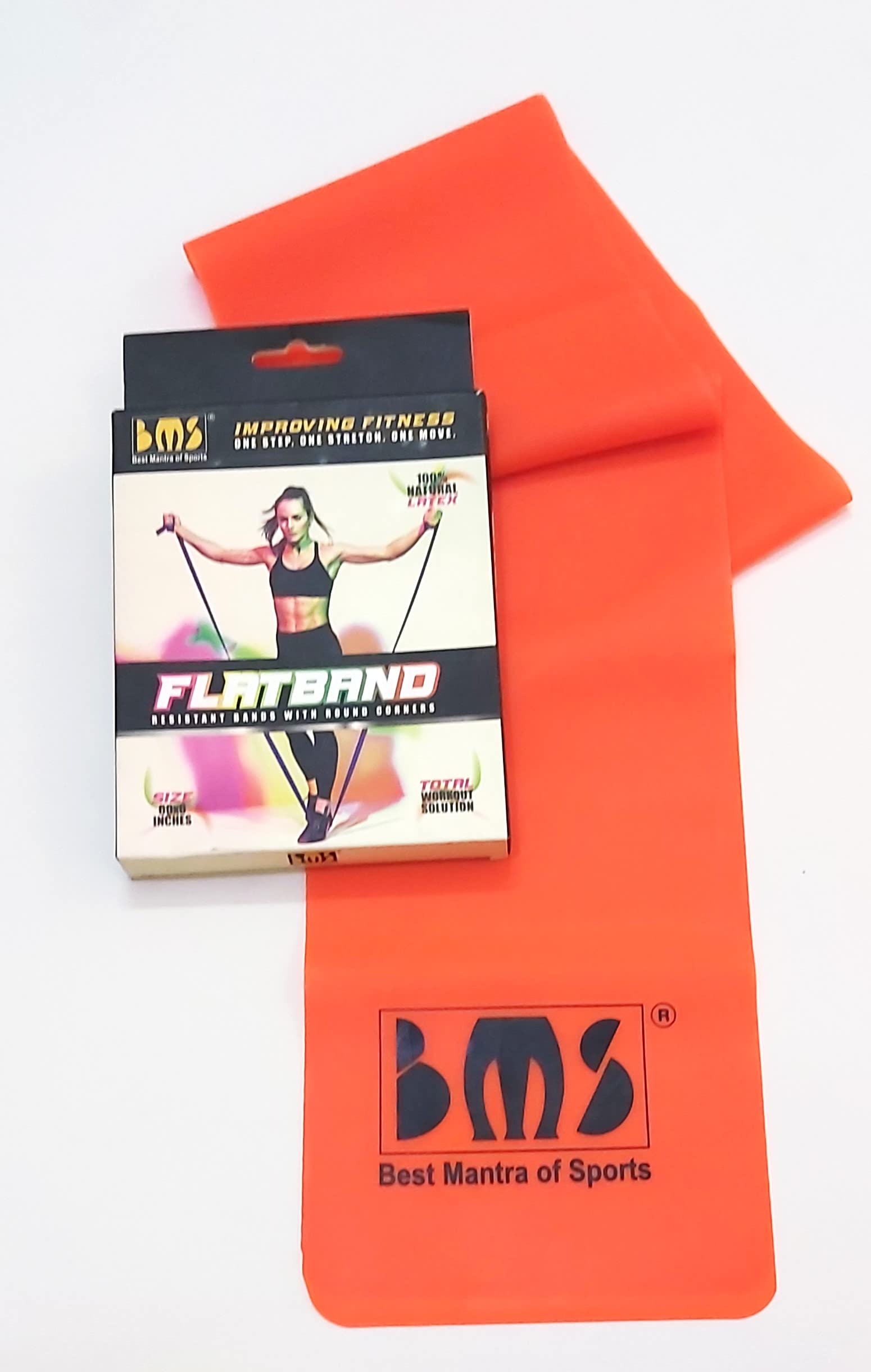 BMS Resistance Bands | Elastic Exercise Band Set | Best Resistant Workout for Booty, Glute, Leg & Thigh Exercising| Physical Therapy, Home Workouts Training | Orange - Heavy Resistance (B0C37JWDFT) Amazon Price History, Amazon Price Tracker