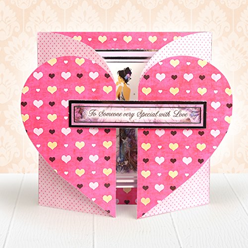 Hunkydory Crafts Heart Gatefold Shape Cards SHA211