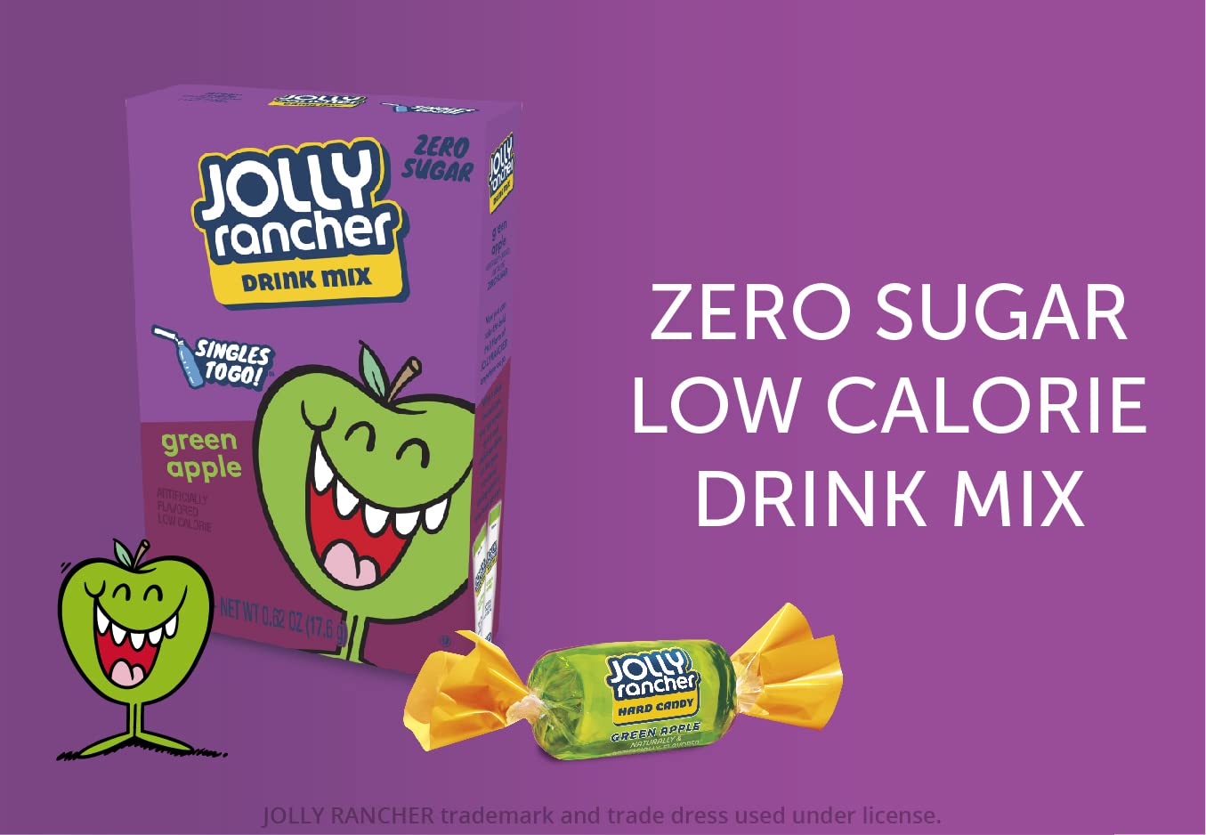 SINGLES TO GO! Jolly Rancher Green Apple, 6 Boxes with 6 Packets each, 36 total servings - Image 4