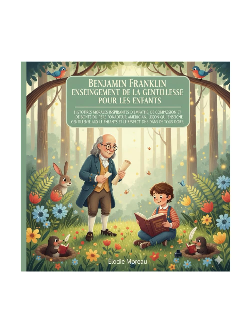 Benjamin Franklin Enseignement de la gentillesse Pour les enfants: Histoires morales inspirantes d'empathie, de compassion et de bonté du père fondateur américain. Leçon qui enseigne la gentillesse au