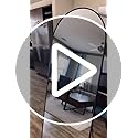 24x68 Arched Full Length Mirror Floor Mirrors with Aluminum Alloy Frame Free-Standing Wall Mounted Floor Mirrors or Large Dressing Mirror, Black Mirror Full Length