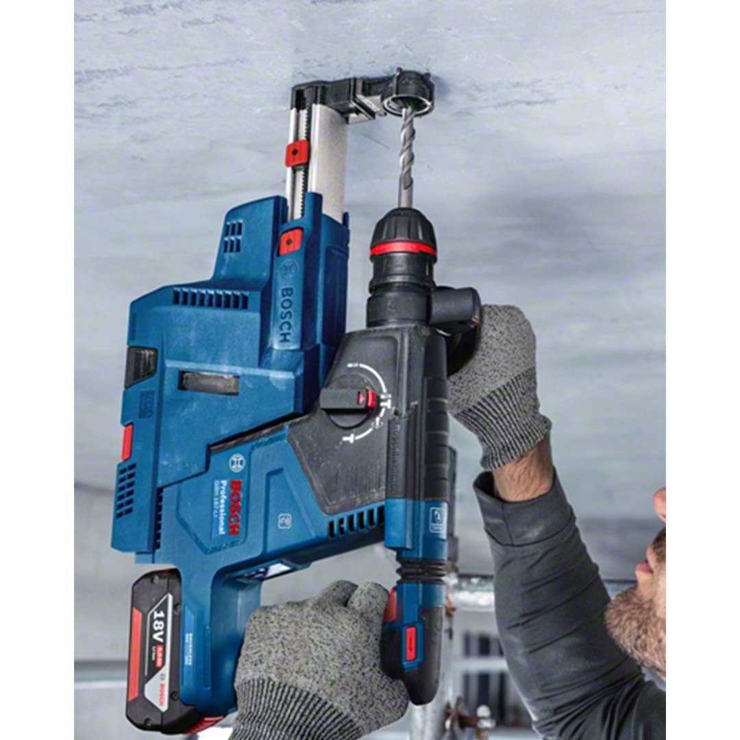 Bosch Professional GBH 187-LI Akülü Kırıcı Delici (18 Volt, SOLO, 2,4 J, Betonda Delme Çapı: 24 mm, One Chuck: farklı aksesuarlar tek mandrenle kullanılabilir) (Akü Dahil Değildir) Mavi