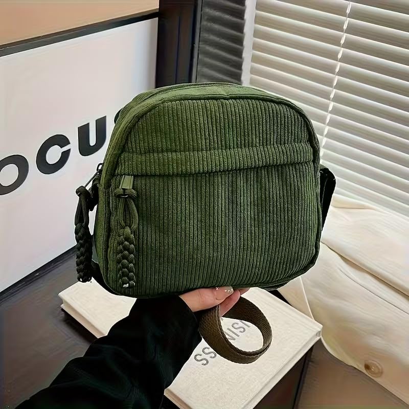 Image of Kawn Women Crossbody Bag, Aesthetic Mini Cute Purse, Shoulder Bag with Outer Pocket For Daily Use Work Travel Beaches, Portable Handbag Bag, Comfortable and Trendy Design