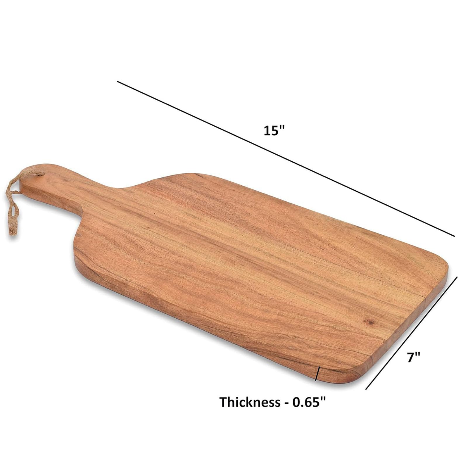 Fdit Schneidebretter, 6 Stück Charcuterie-Servierplatten mit Griff (14. Qatqast. 69 x 0. Khasun irregulär)
