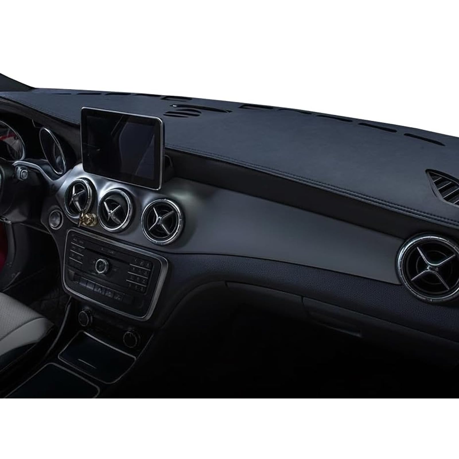 LiYaBaiHuo Dash Cover for BMW 2er Gran Tourer F46 (7 Seat), Custom Dashboard Cover Dash Mat Non-Slip Center Console Protector Mat Car Accessories,B/Black