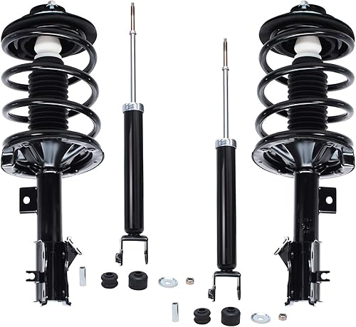 Miniatura 59 de Detroit Axle - Kit de amortiguadores de 4 puntales para Ford Escape 14-19, 2 puntales delanteros con resorte helicoidal 2 amortiguadores traseros